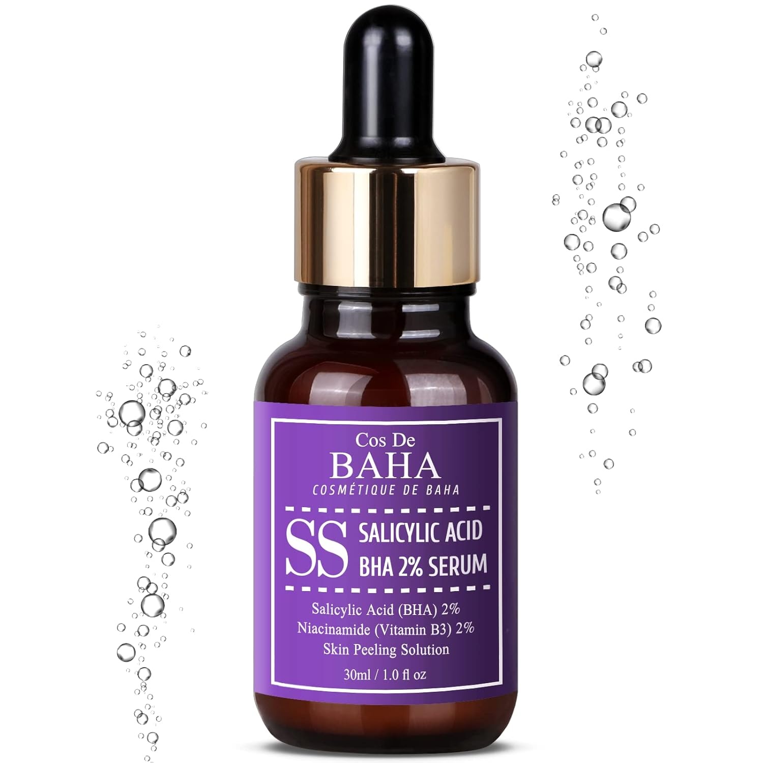 image:imageBHA 2 Pore Care Serum 30ml Salicylic Acid Facial Serum Gentle Exfoliating Formula Hydrating Skin Texture Improvement Blackhead Care All Skin Types 1 Fl Oz 30ml