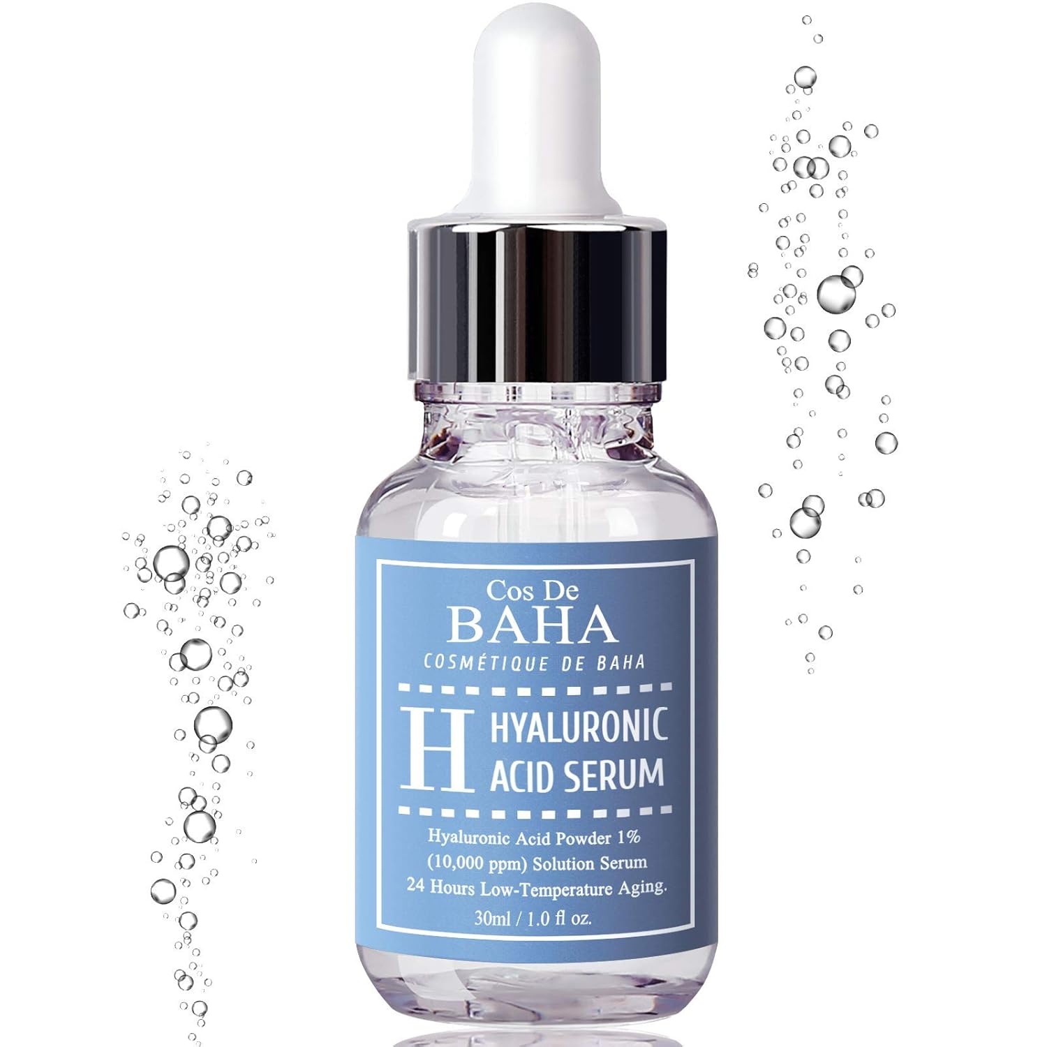 image:imageCos De BAHA Hyaluronic Serum 1 Fl Oz Pure Sodium Hyaluronate 10000 ppm Hydrating Face Serum for Dry amp Dehydrated Skin Lightweight FragranceFree Korean Skincare Formula 30 ml