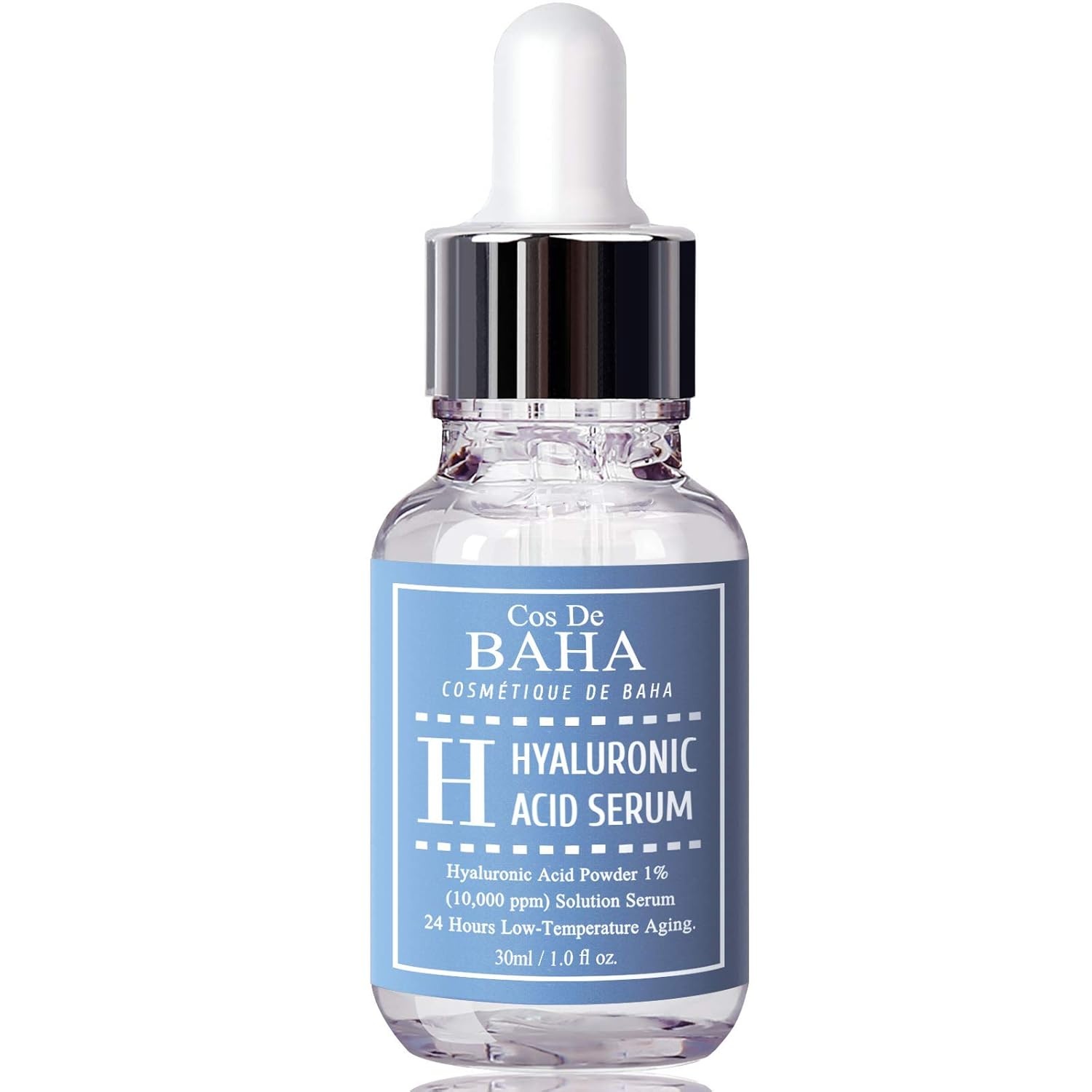 image:imageCos De BAHA Hyaluronic Serum 1 Fl Oz Pure Sodium Hyaluronate 10000 ppm Hydrating Face Serum for Dry amp Dehydrated Skin Lightweight FragranceFree Korean Skincare Formula 30 ml