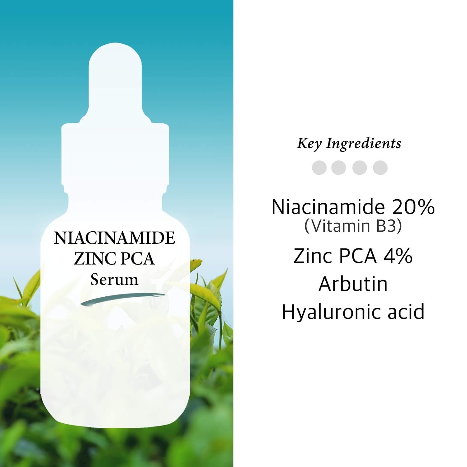 image:imageCos De BAHA Niacinamide 20 Zinc PCA 4 Serum 1 Fl Oz Pore Reducer Uneven Skin Tone Treatment Diminishes Acne Prone Skin Balancing Pore Reducing Restores Elasticity 30 ml1 Fl Oz Pack of 1