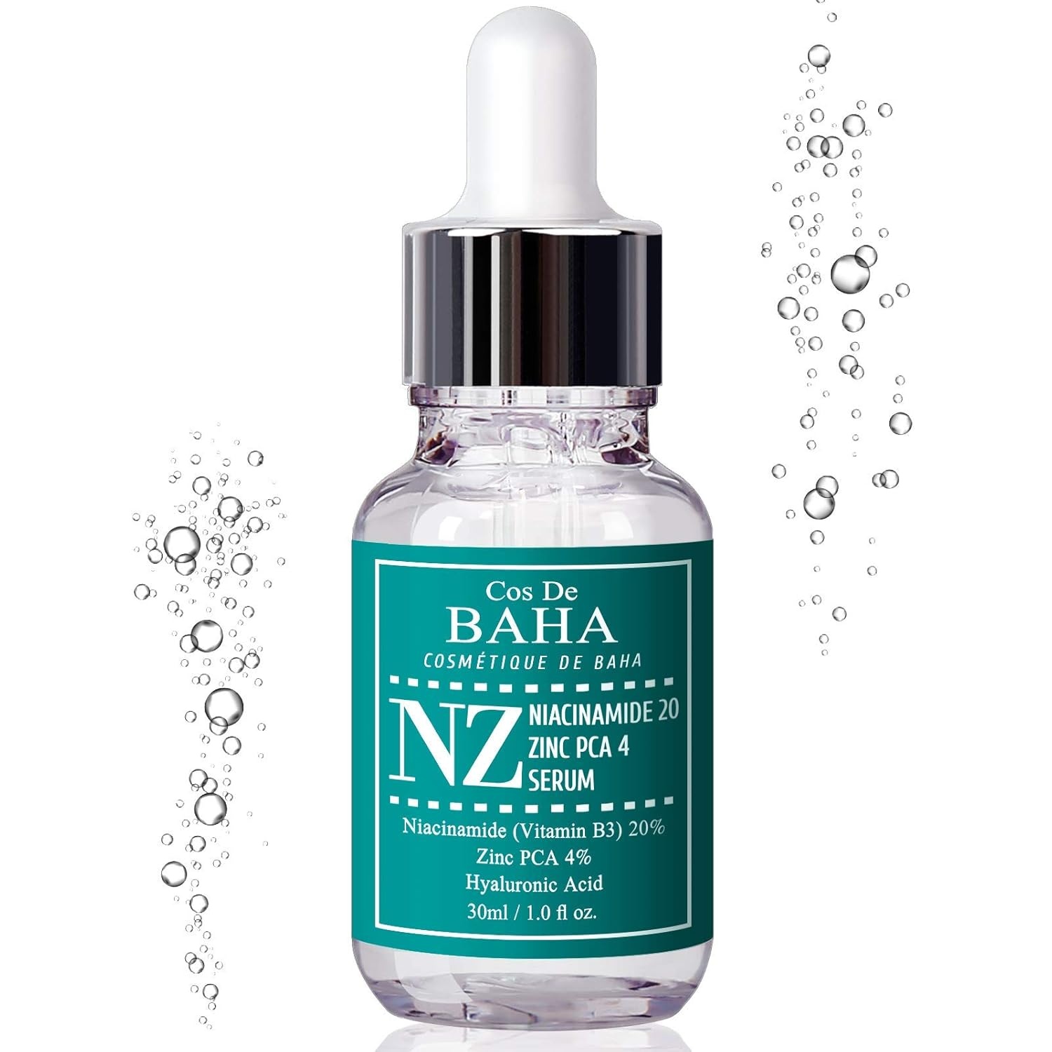 image:imageCos De BAHA Niacinamide 20 Zinc PCA 4 Serum 1 Fl Oz Pore Reducer Uneven Skin Tone Treatment Diminishes Acne Prone Skin Balancing Pore Reducing Restores Elasticity 30 ml1 Fl Oz Pack of 1