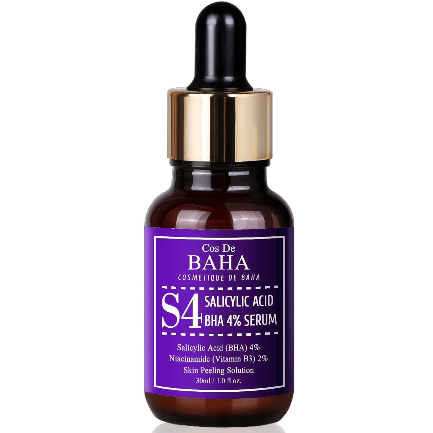 image:imageCos De BAHA Salicylic Acid 4 Exfoliating Facial Serum with Niacinamide 1 Fl Oz 30ml