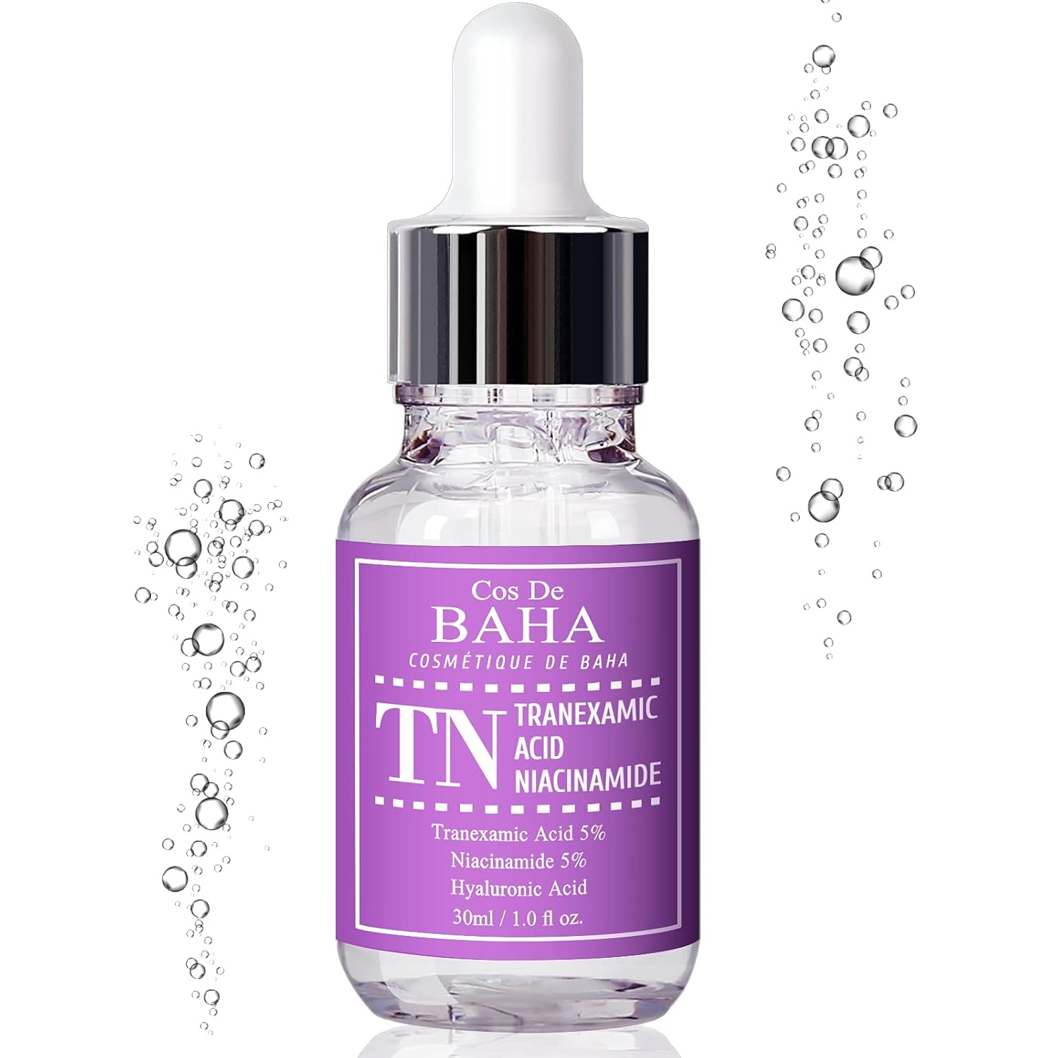 image:imageCos De BAHA Tranexamic Acid 5 Serum 1 Fl Oz Niacinamide 5 Hyaluronic Acid amp Aloe for Dark Spots amp Uneven Tone Remover Melasma 30 ml