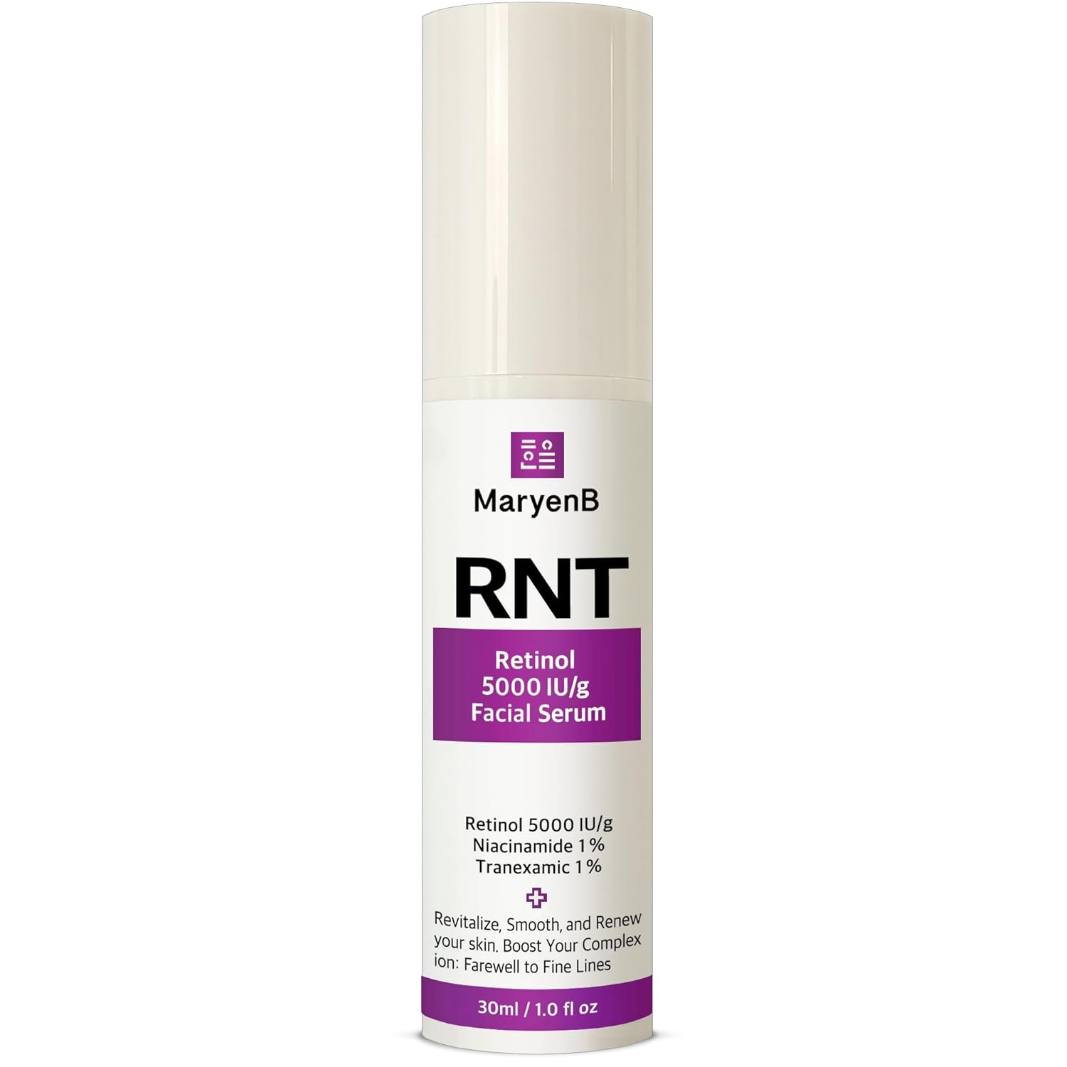 image:imageRetinol 5000IU Niacinamide 1 Tranexamic Acid 1 Face Serum Moisture Enhancing Essence with Hyaluronic Acid Vitamin E Gentle for Daily Skincare 1 Fl Oz 30ml