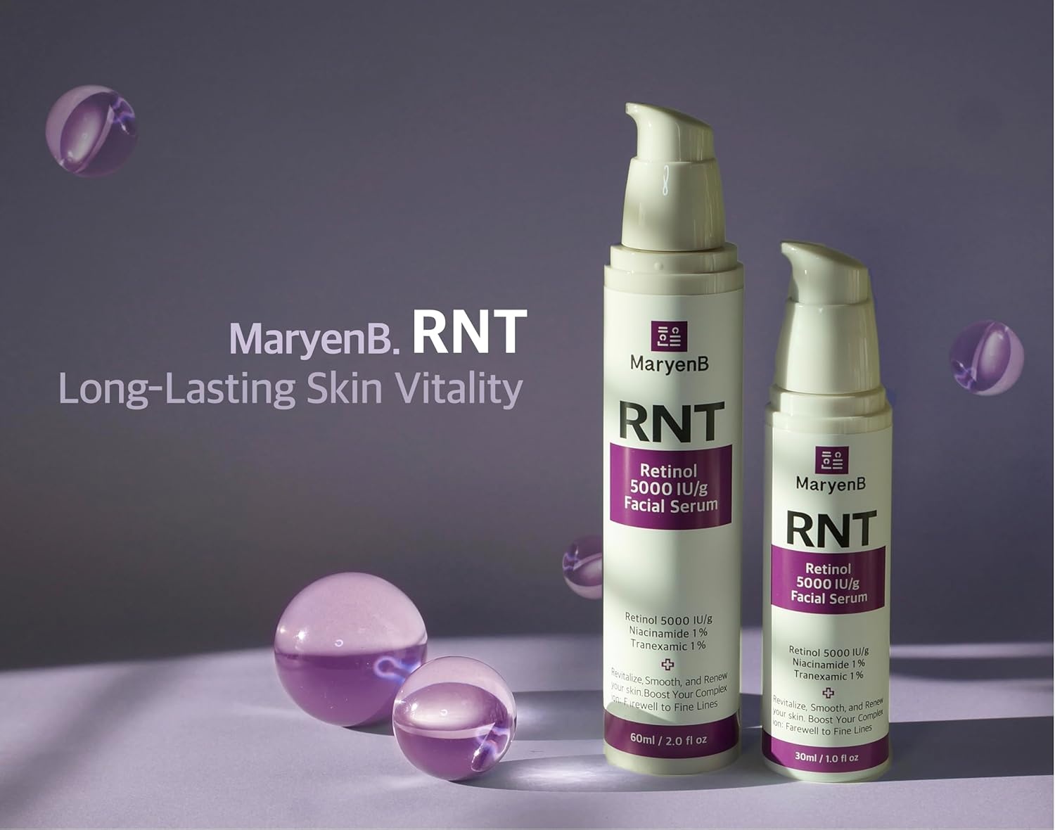 image:imageRetinol 5000IU Niacinamide 1 Tranexamic Acid 1 Face Serum Moisture Enhancing Essence with Hyaluronic Acid Vitamin E Gentle for Daily Skincare 1 Fl Oz 30ml