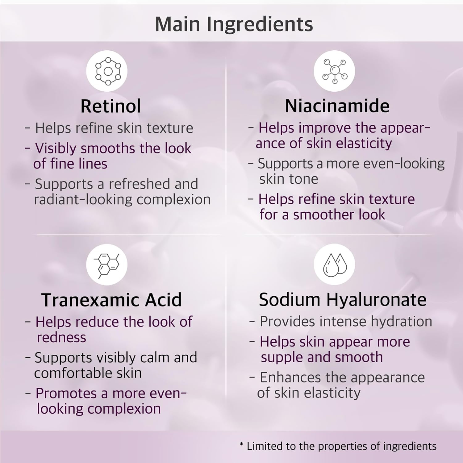 image:imageRetinol 5000IU Niacinamide 1 Tranexamic Acid 1 Face Serum Moisture Enhancing Essence with Hyaluronic Acid Vitamin E Gentle for Daily Skincare 2 Fl Oz 60ml