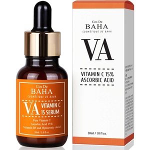 image:imageVitamin C Ascorbic Acid Face Serum with Aloe Vera Hyaluronic Acid  Advanced Skincare Formula